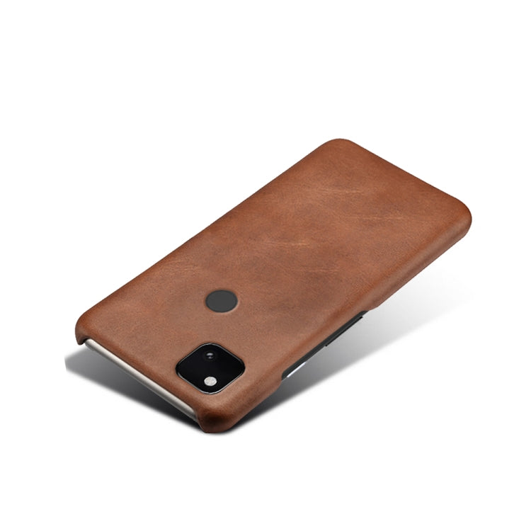 For Google Pixel 4a Calf Texture PC + PU Phone Case
