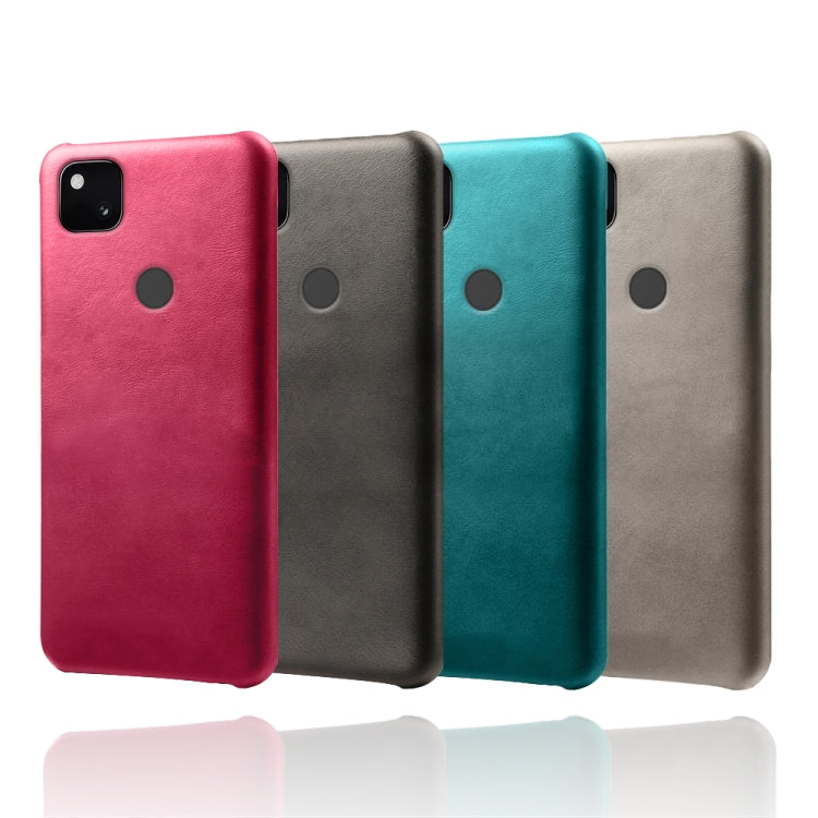 For Google Pixel 4a Calf Texture PC + PU Phone Case