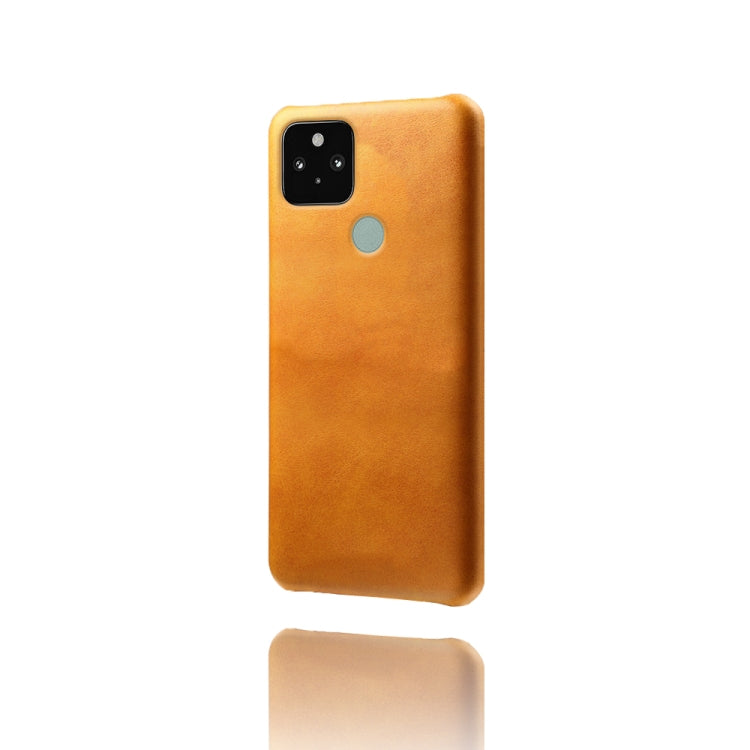 For Google Pixel 5 Calf Texture PC + PU Phone Case