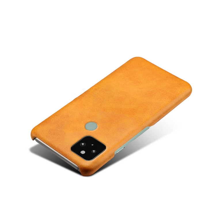 For Google Pixel 5 Calf Texture PC + PU Phone Case