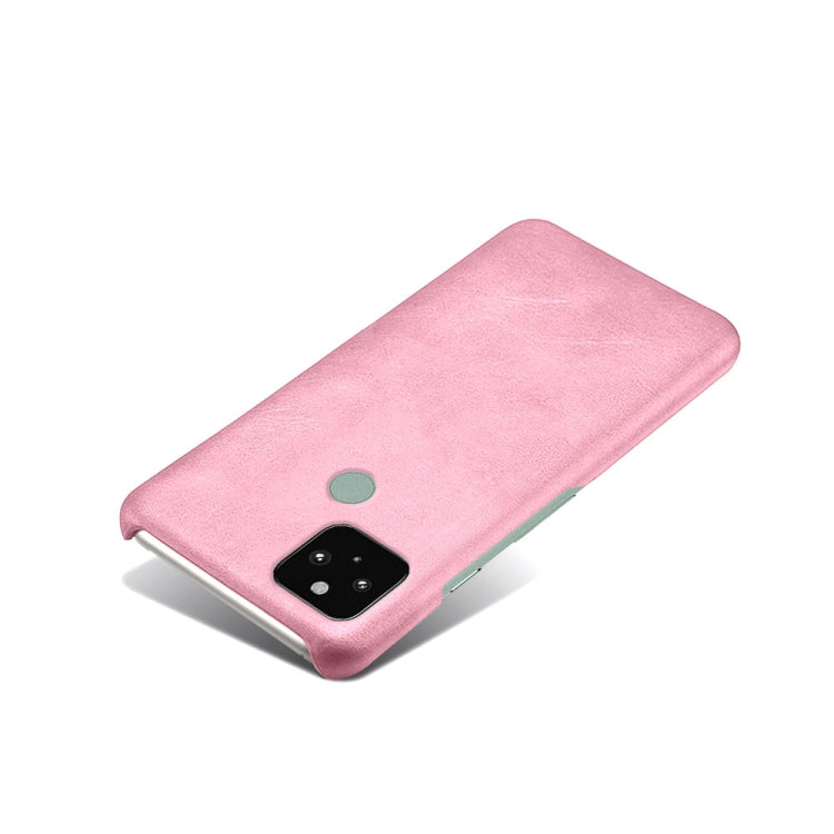 For Google Pixel 5 Calf Texture PC + PU Phone Case