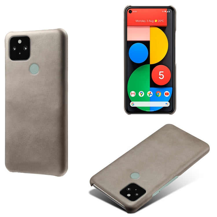 For Google Pixel 5 Calf Texture PC + PU Phone Case