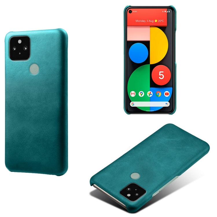 For Google Pixel 5 Calf Texture PC + PU Phone Case