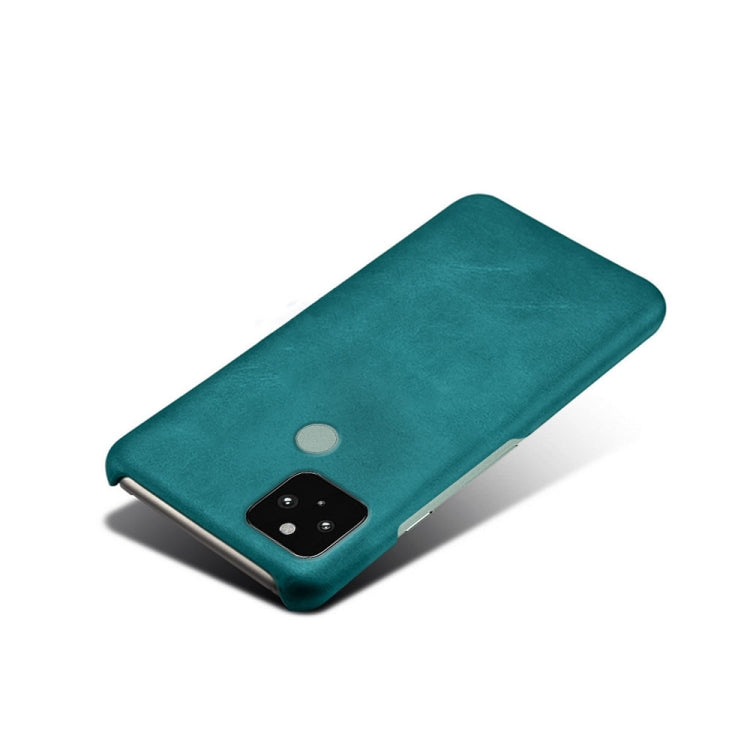 For Google Pixel 5 Calf Texture PC + PU Phone Case