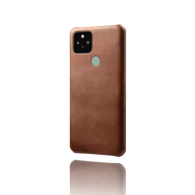For Google Pixel 5 Calf Texture PC + PU Phone Case