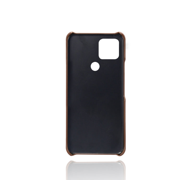 For Google Pixel 5 Calf Texture PC + PU Phone Case