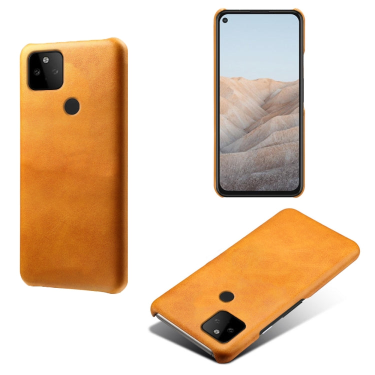 For Google Pixel 5a Calf Texture PC + PU Phone Case