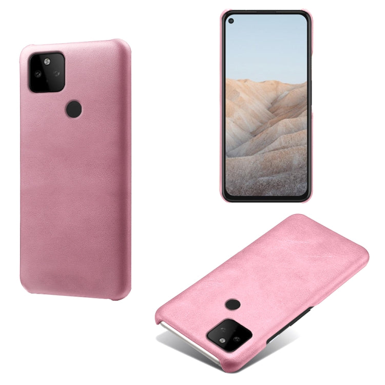 For Google Pixel 5a Calf Texture PC + PU Phone Case