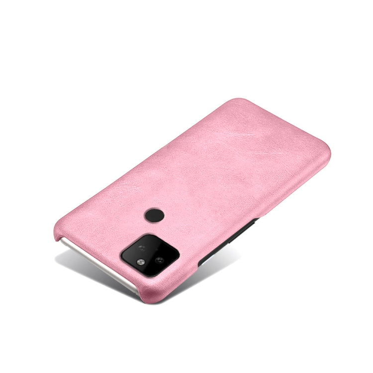 For Google Pixel 5a Calf Texture PC + PU Phone Case