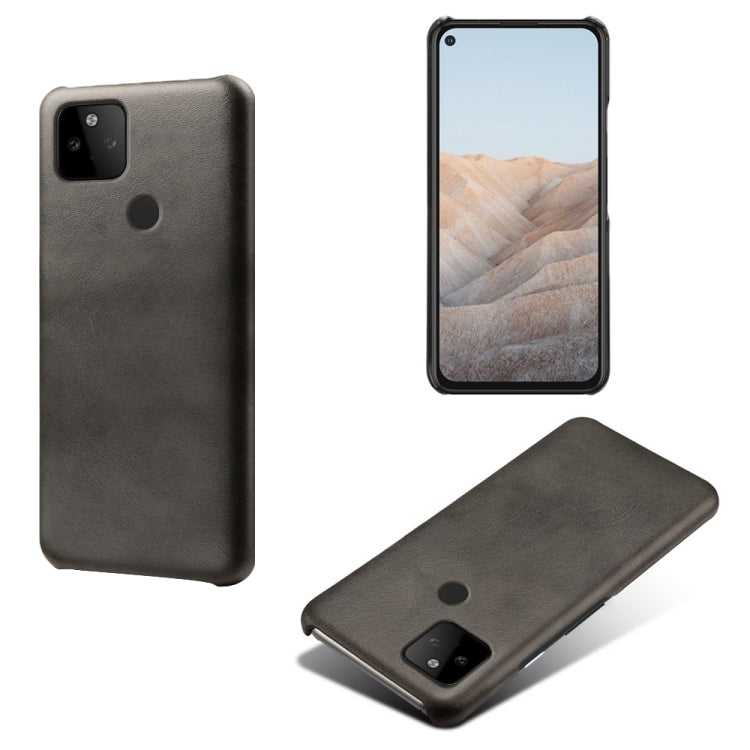For Google Pixel 5a Calf Texture PC + PU Phone Case
