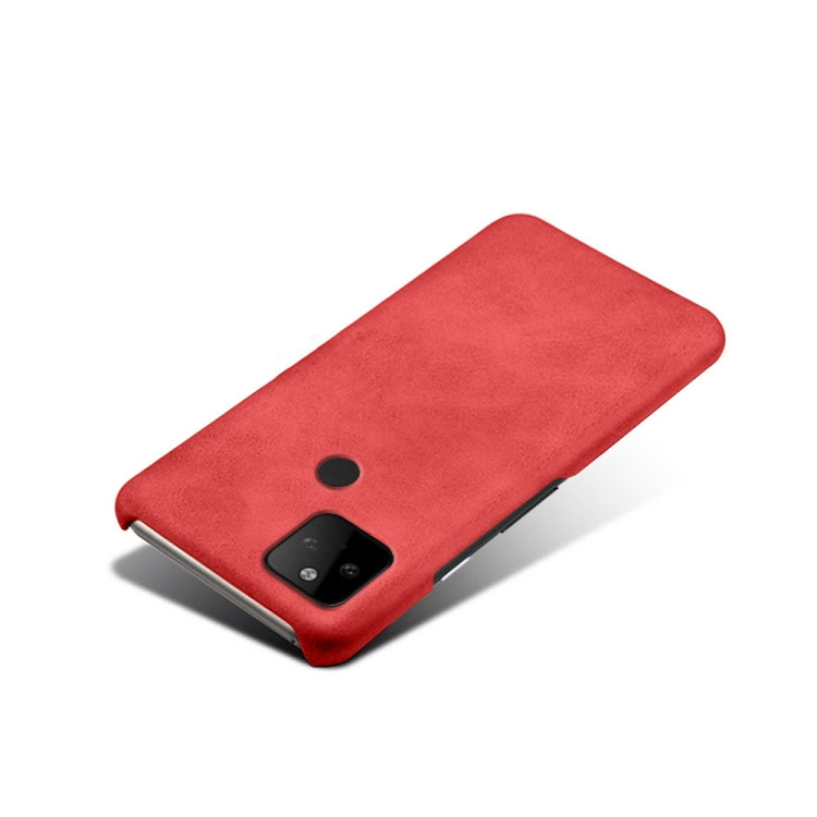 For Google Pixel 5a Calf Texture PC + PU Phone Case