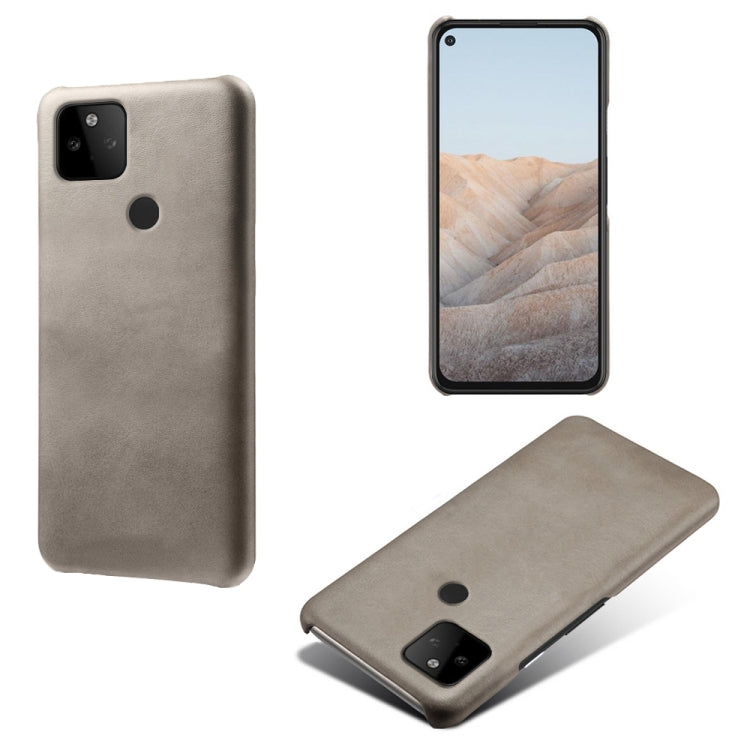 For Google Pixel 5a Calf Texture PC + PU Phone Case