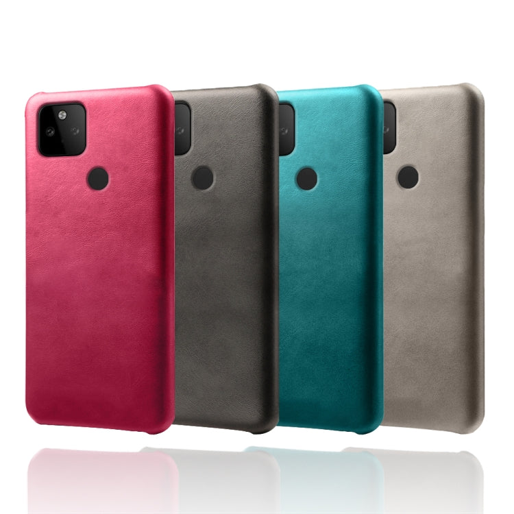 For Google Pixel 5a Calf Texture PC + PU Phone Case