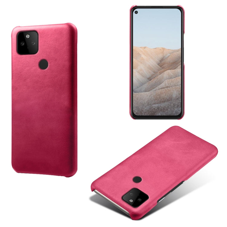 For Google Pixel 5a Calf Texture PC + PU Phone Case