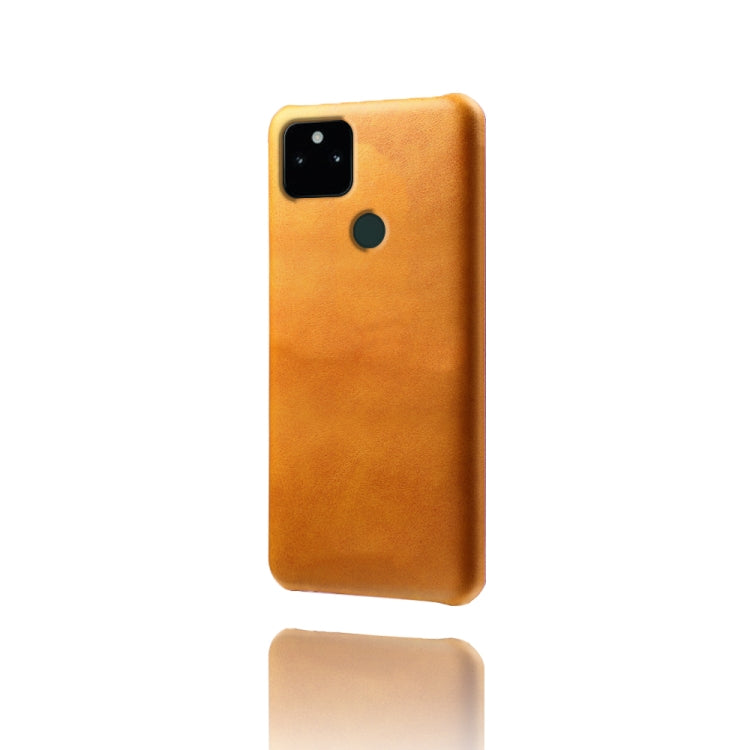 For Google Pixel 5a 5G Calf Texture PC + PU Phone Case