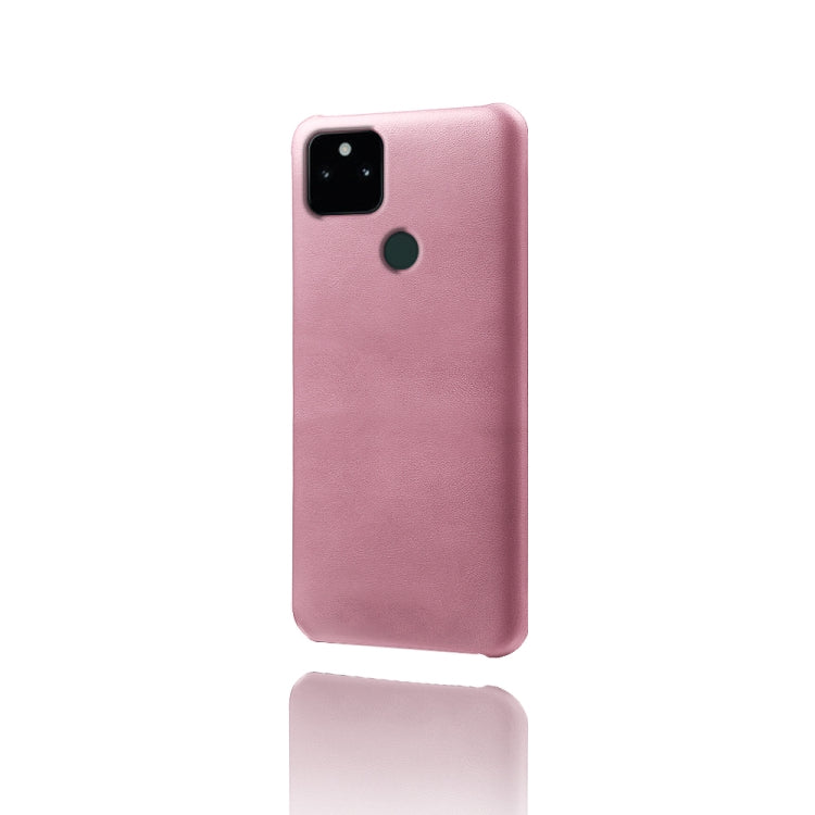 For Google Pixel 5a 5G Calf Texture PC + PU Phone Case