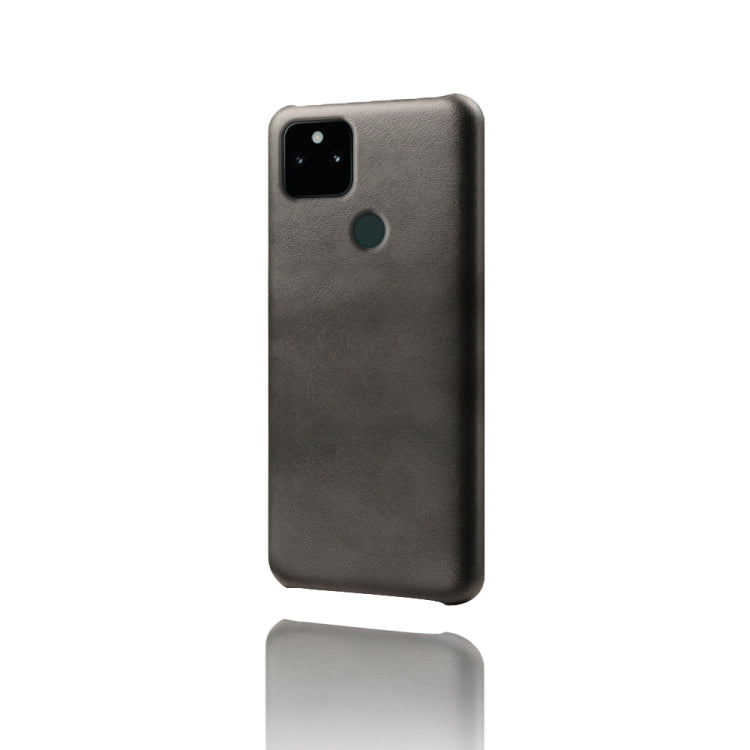 For Google Pixel 5a 5G Calf Texture PC + PU Phone Case
