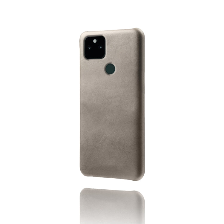 For Google Pixel 5a 5G Calf Texture PC + PU Phone Case
