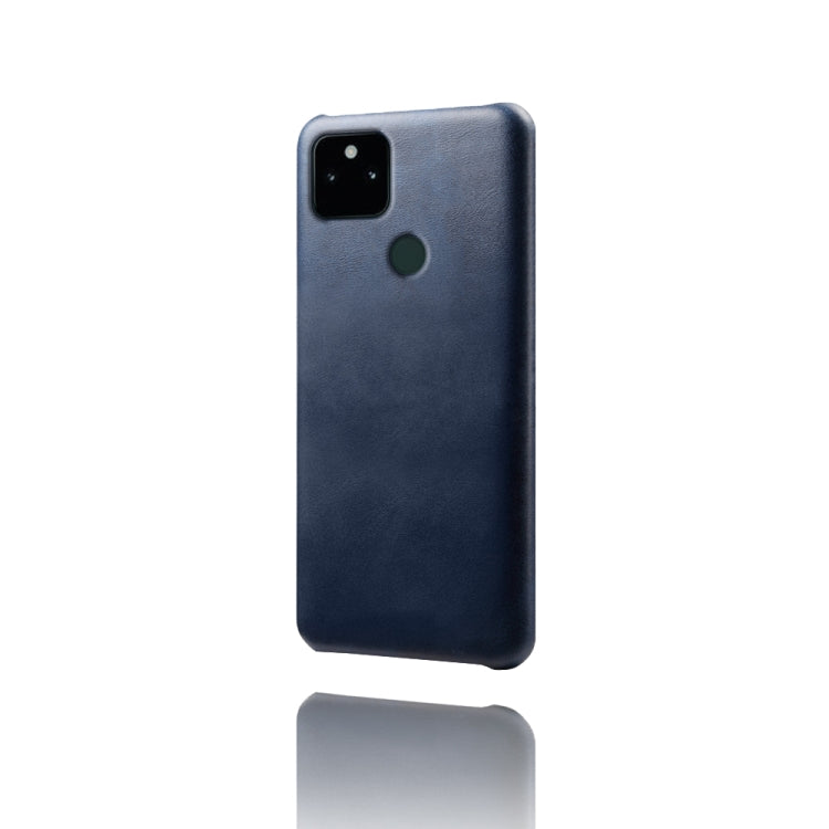 For Google Pixel 5a 5G Calf Texture PC + PU Phone Case