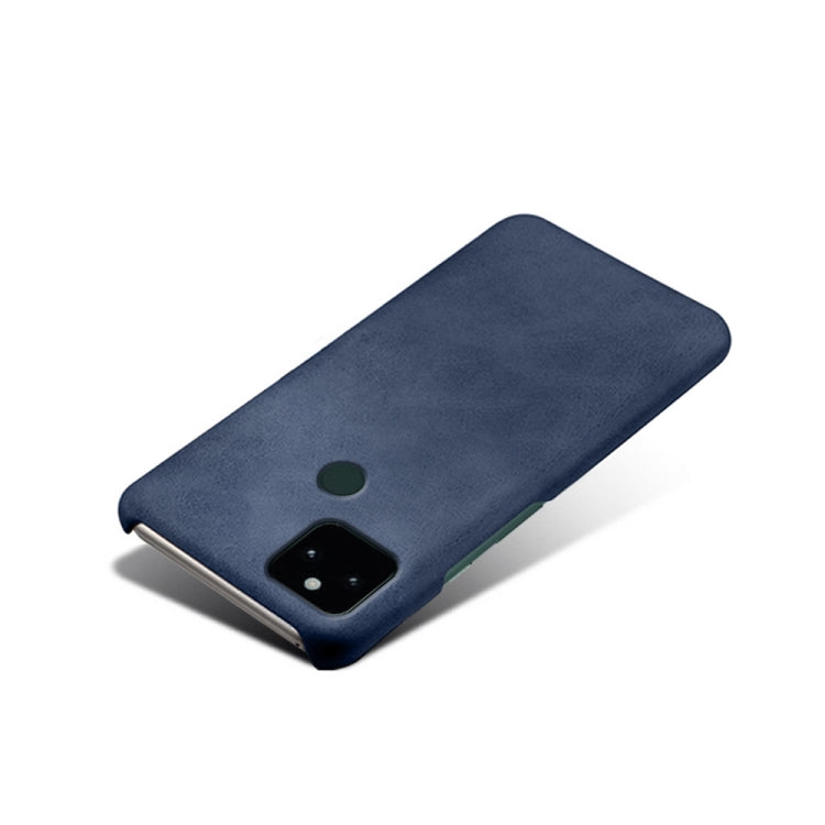 For Google Pixel 5a 5G Calf Texture PC + PU Phone Case