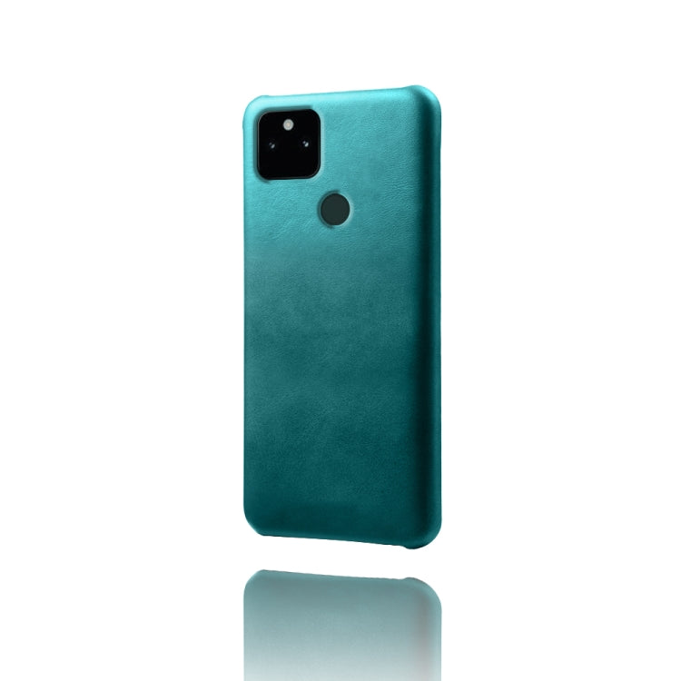 For Google Pixel 5a 5G Calf Texture PC + PU Phone Case