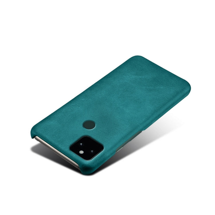 For Google Pixel 5a 5G Calf Texture PC + PU Phone Case