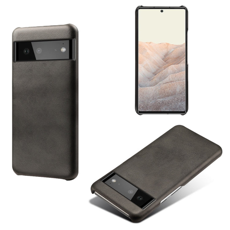 For Google Pixel 6 Calf Texture PC + PU Phone Case