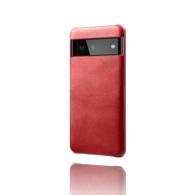 For Google Pixel 6 Calf Texture PC + PU Phone Case