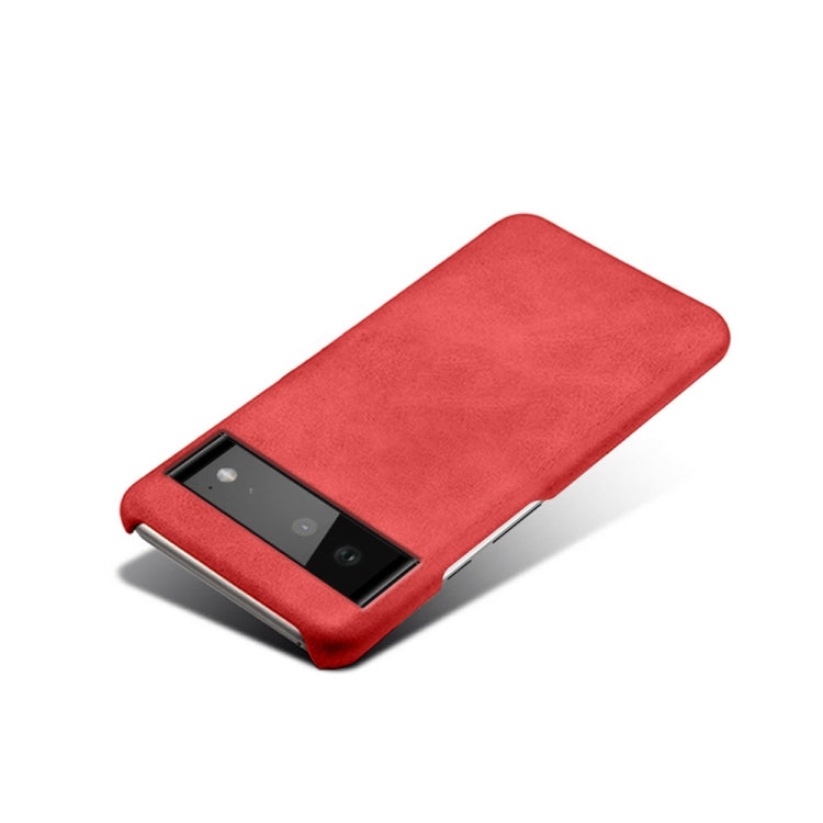 For Google Pixel 6 Calf Texture PC + PU Phone Case