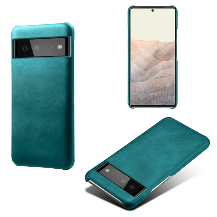 For Google Pixel 6 Calf Texture PC + PU Phone Case