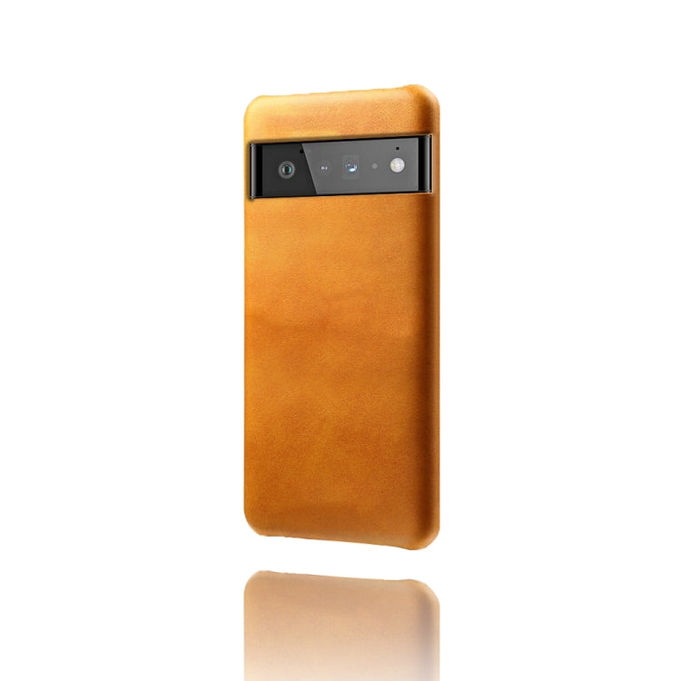 For Google Pixel 6 Pro Calf Texture PC + PU Phone Case