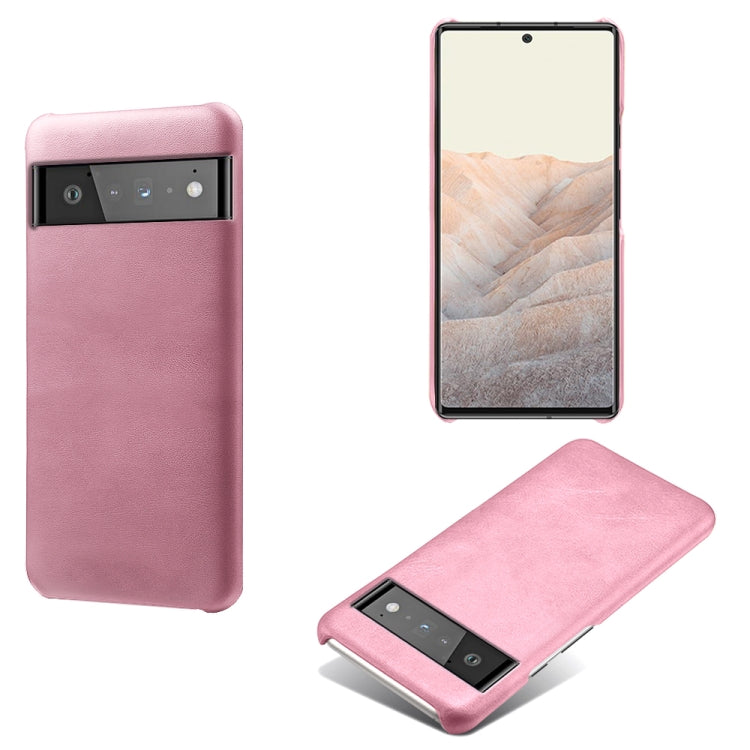 For Google Pixel 6 Pro Calf Texture PC + PU Phone Case