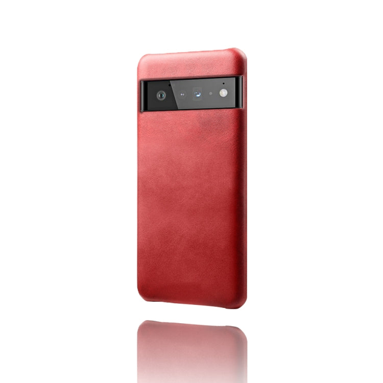 For Google Pixel 6 Pro Calf Texture PC + PU Phone Case