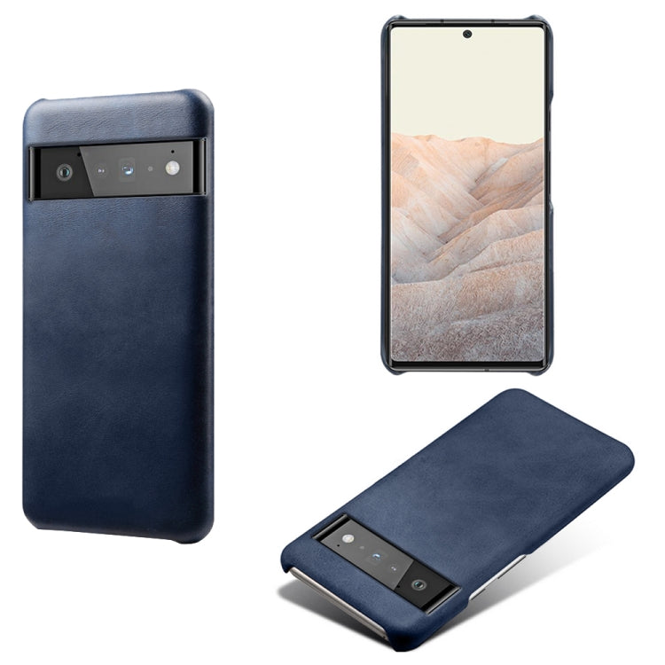 For Google Pixel 6 Pro Calf Texture PC + PU Phone Case