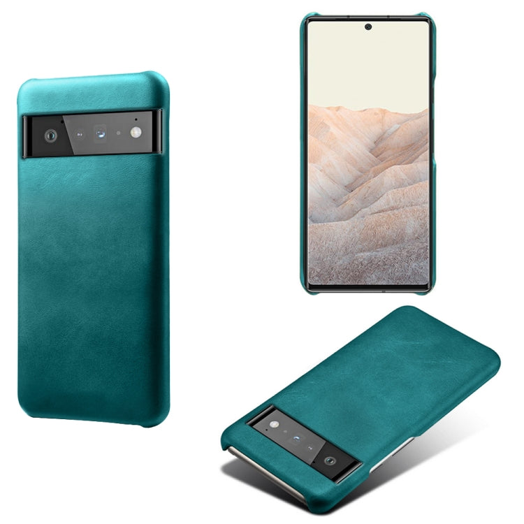 For Google Pixel 6 Pro Calf Texture PC + PU Phone Case