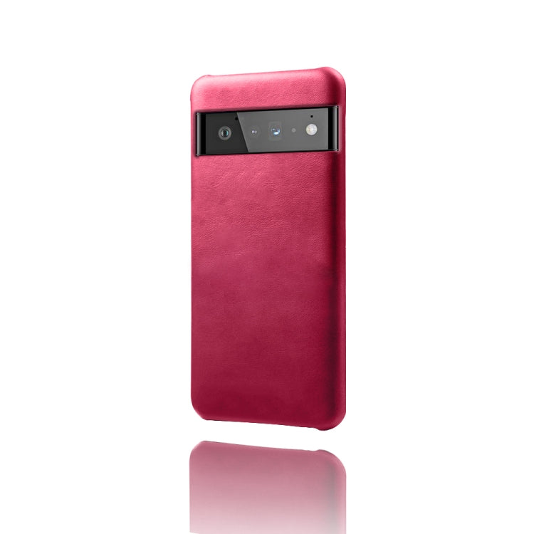 For Google Pixel 6 Pro Calf Texture PC + PU Phone Case