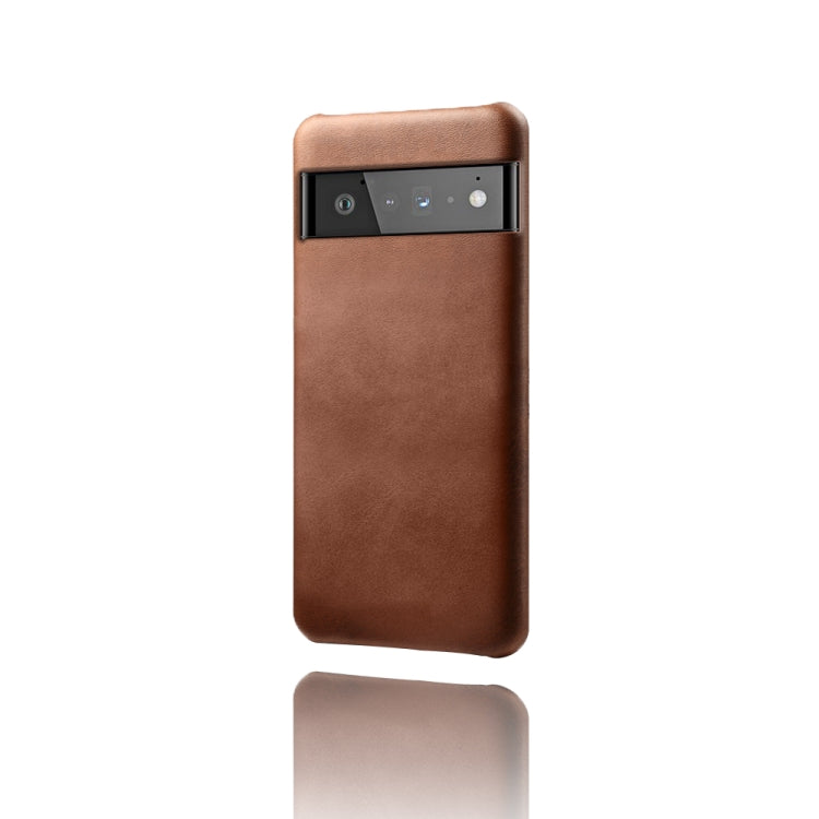 For Google Pixel 6 Pro Calf Texture PC + PU Phone Case