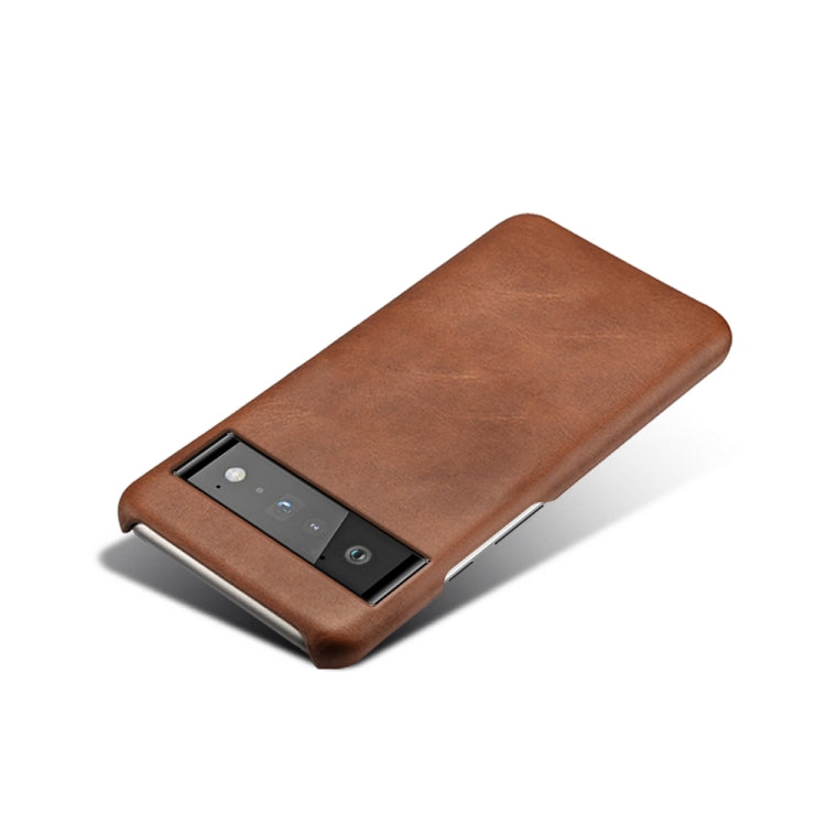 For Google Pixel 6 Pro Calf Texture PC + PU Phone Case