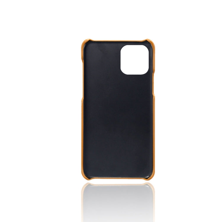 For iPhone 13 mini Calf Texture PC + PU Phone Case