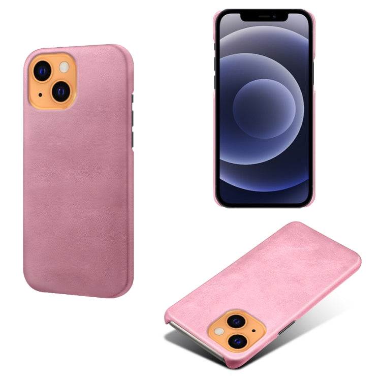 For iPhone 13 mini Calf Texture PC + PU Phone Case