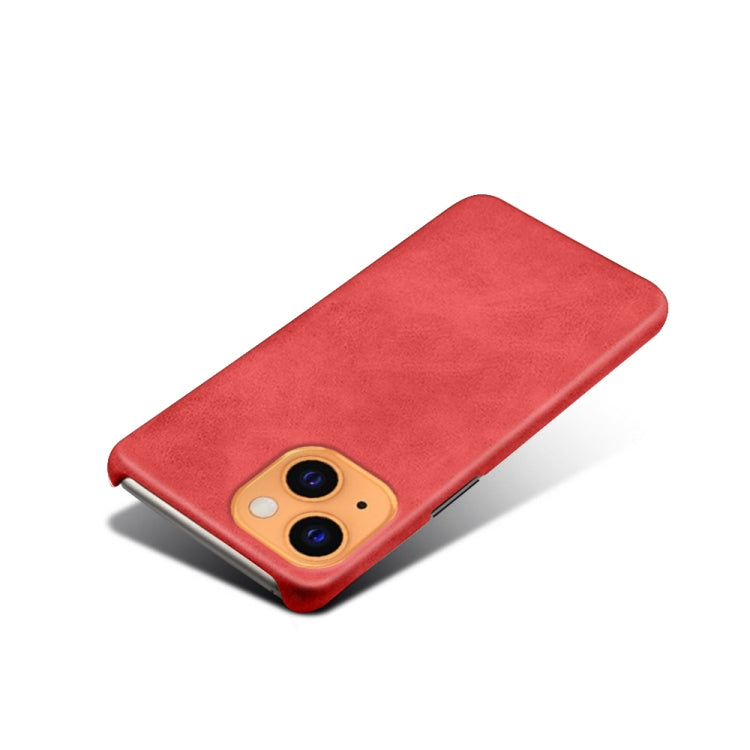 For iPhone 13 mini Calf Texture PC + PU Phone Case