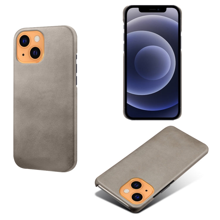 For iPhone 13 mini Calf Texture PC + PU Phone Case