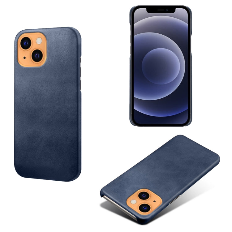 For iPhone 13 mini Calf Texture PC + PU Phone Case