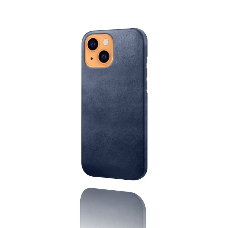 For iPhone 13 mini Calf Texture PC + PU Phone Case
