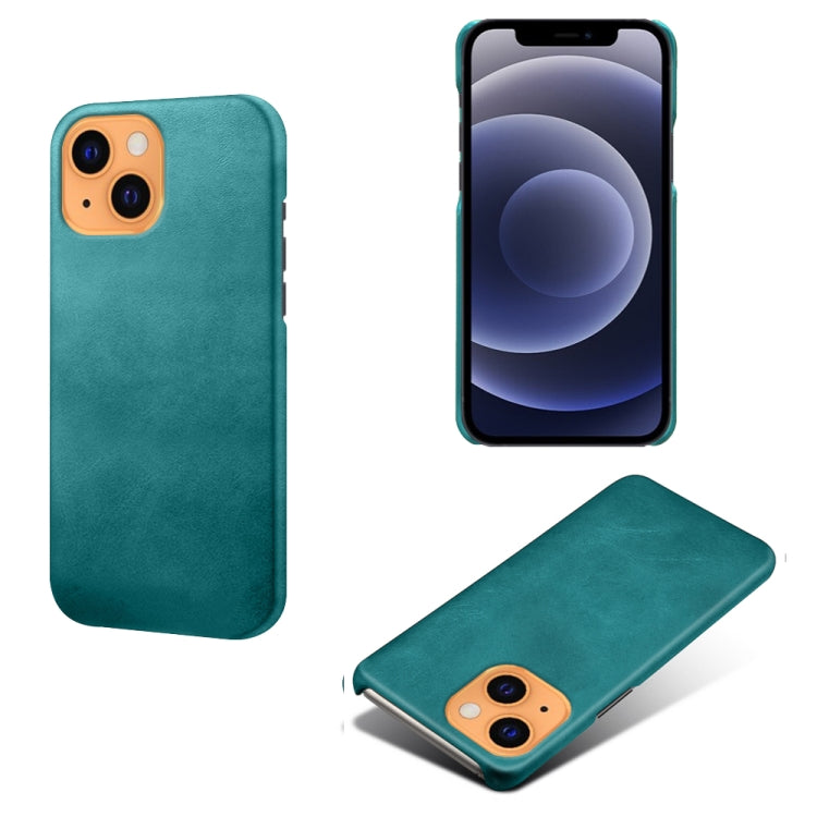 For iPhone 13 mini Calf Texture PC + PU Phone Case
