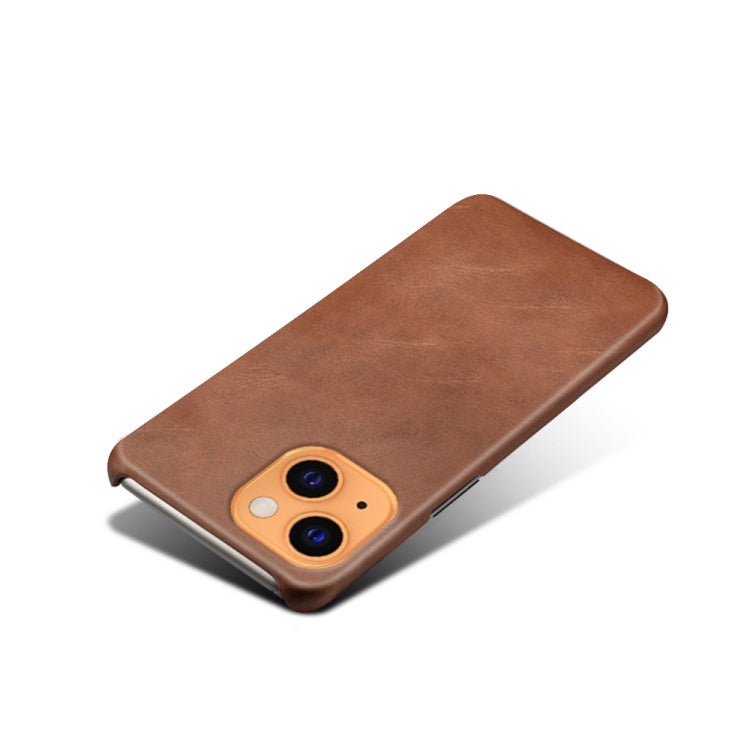 For iPhone 13 mini Calf Texture PC + PU Phone Case