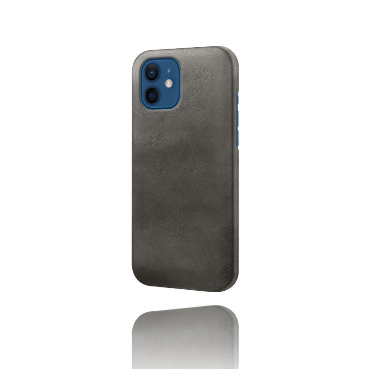 For iPhone 12 / 12 Pro Calf Texture PC + PU Phone Case
