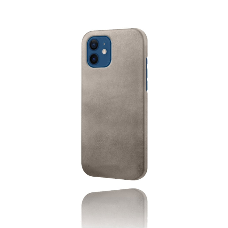 For iPhone 12 / 12 Pro Calf Texture PC + PU Phone Case
