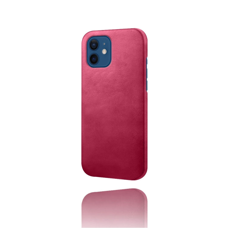 For iPhone 12 / 12 Pro Calf Texture PC + PU Phone Case