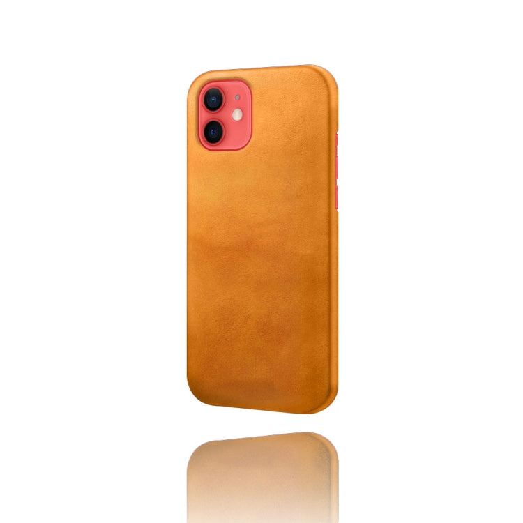 For iPhone 12 mini Calf Texture PC + PU Phone Case